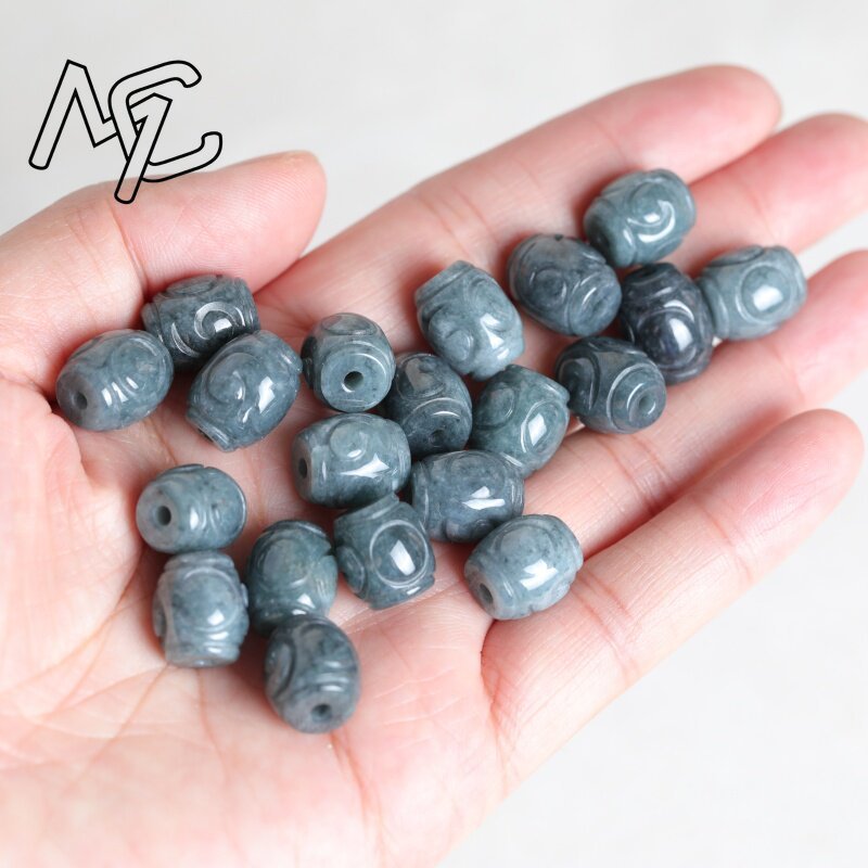 ลูกปัดหยกน้ำสีฟ้าธรรมชาติ 5 ชิ - Bracelets บทวิจารณ์และราคา