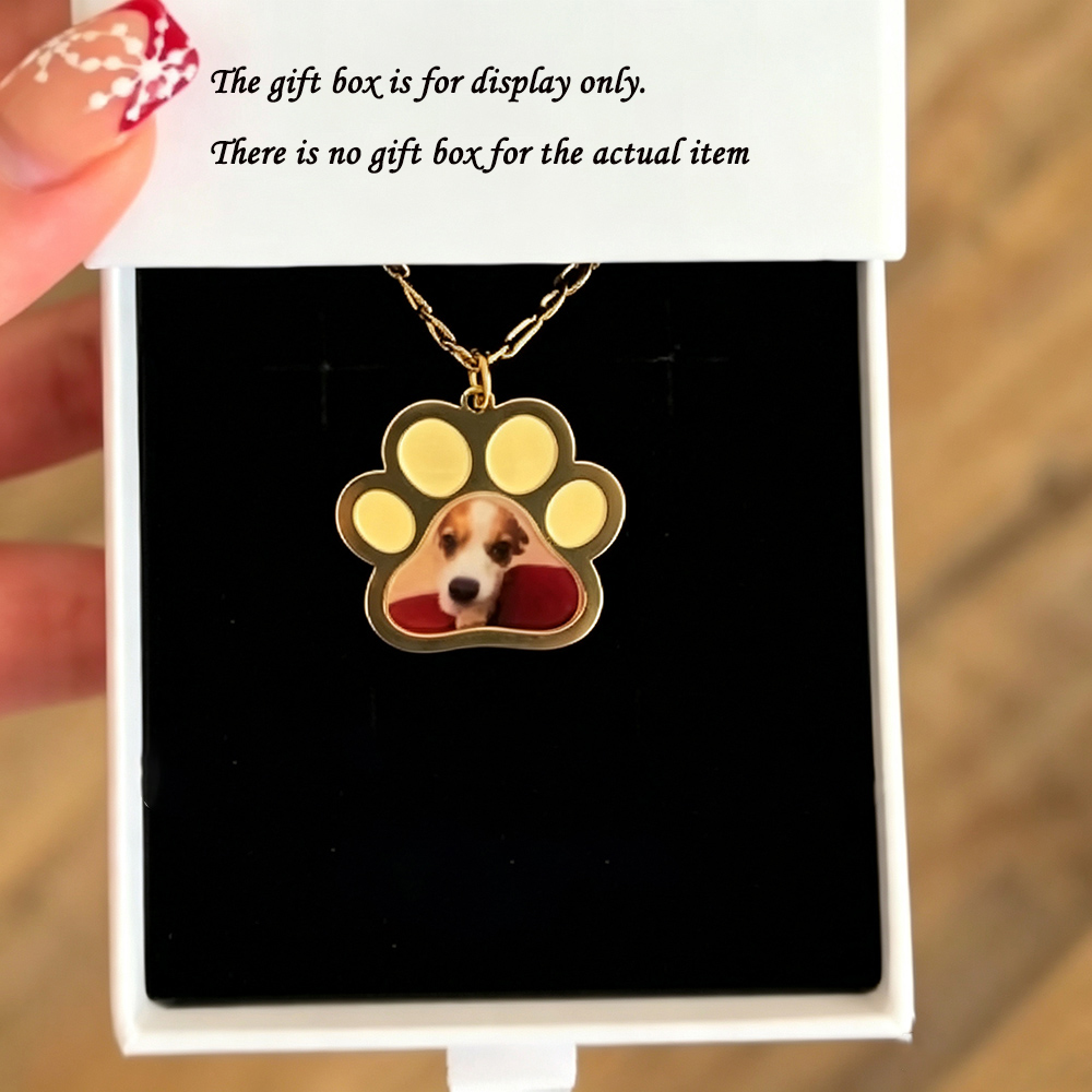 สร้อยคอพร้อมจี้รูปอุ้งเท้าสัตว - Custom Name Necklace Stainless Steel บทวิจารณ์และราคา