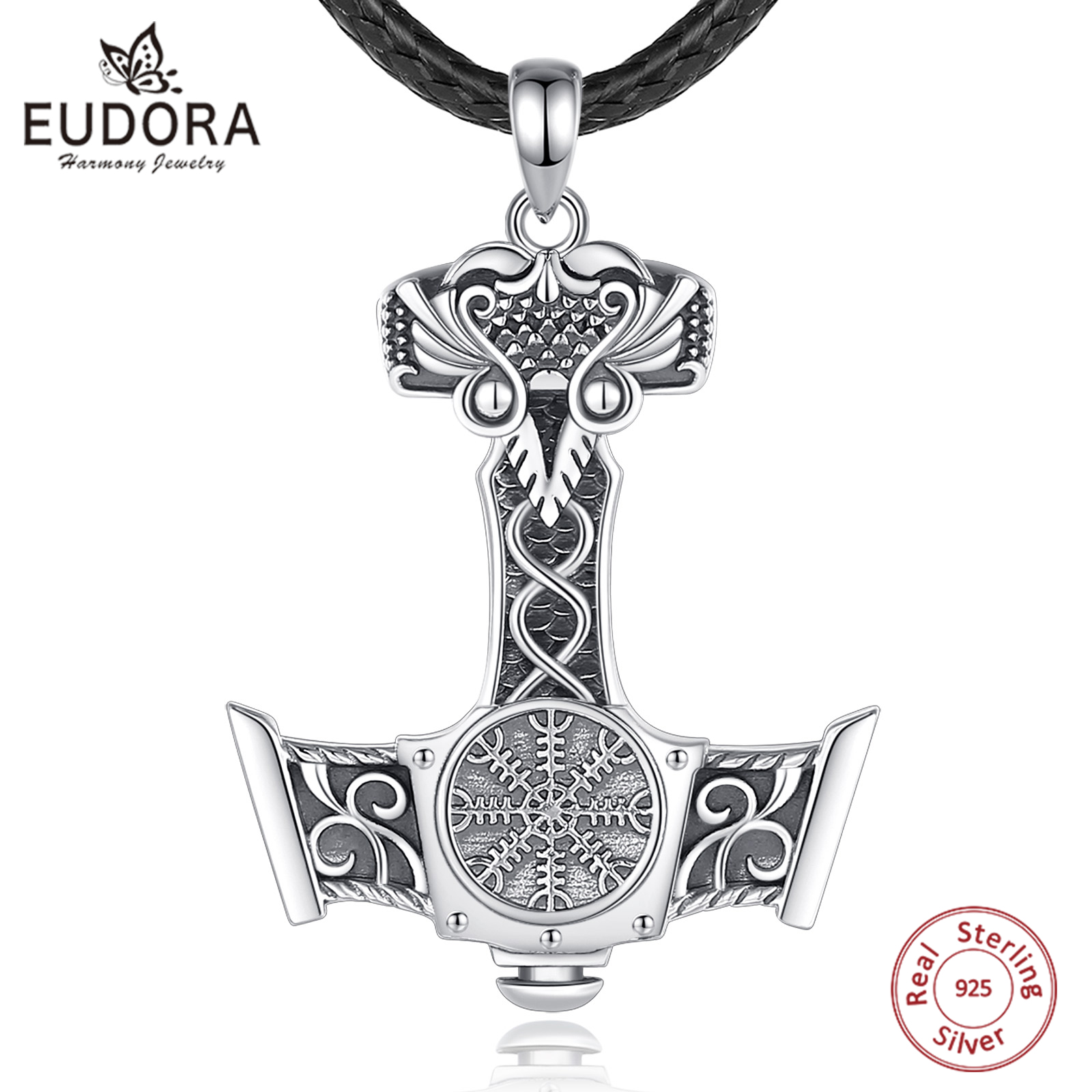 Eudora 925 เงินสเตอร์ลิงนอร์สไ - 925 Sterling Silver Chain Necklace Men บทวิจารณ์และราคา