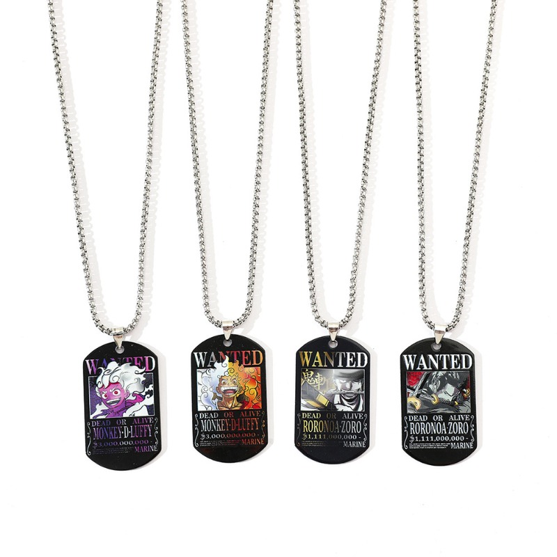 สร้อยคอเหล็กกล้าไร้สนิมลายวันพ - Custom Name Necklace Stainless Steel บทวิจารณ์และราคา