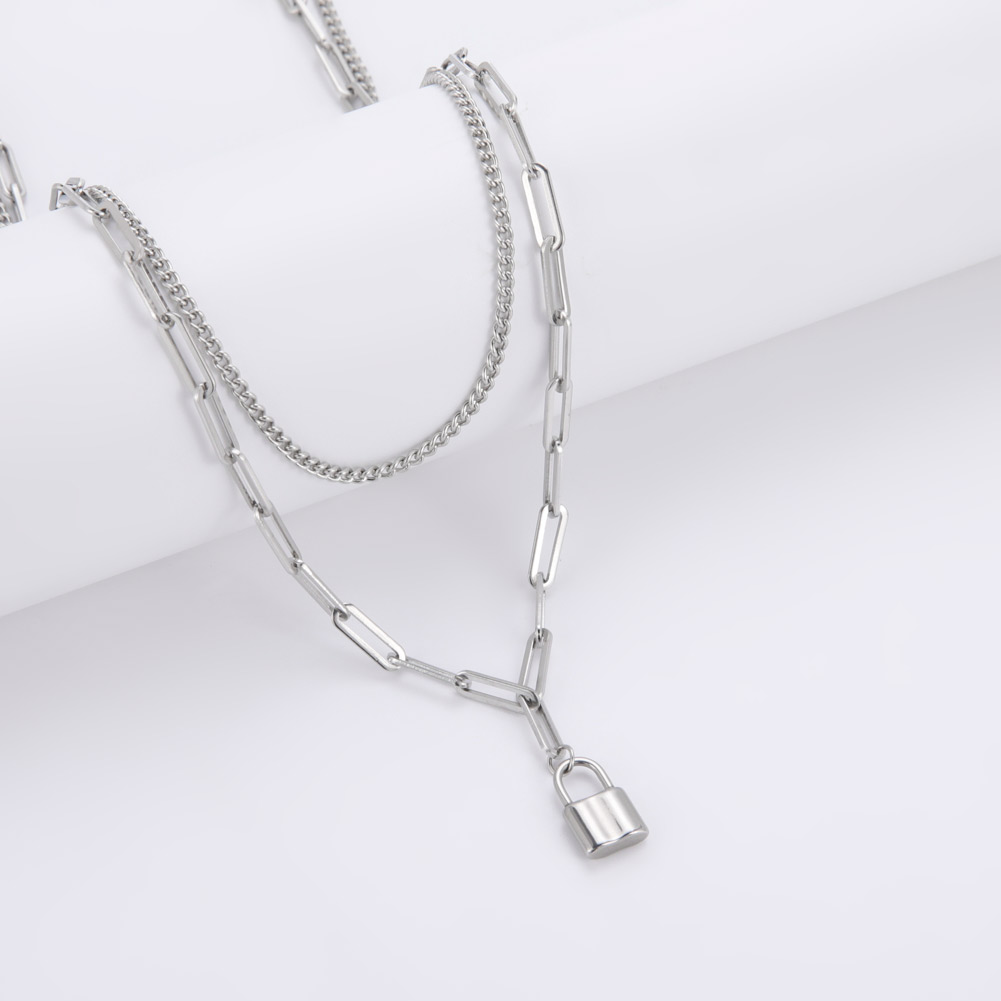 Unift สร้อยคอพร้อมจี้กุญแจสายย - Layered Pendant Necklace Aesthetic บทวิจารณ์และราคา