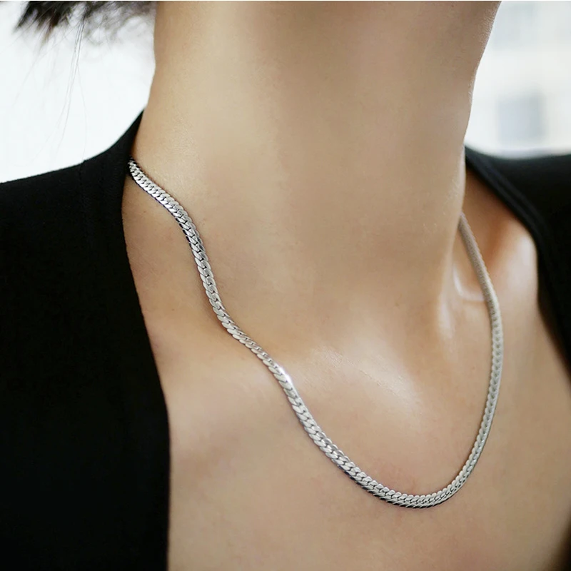 1ชิ้น6มิลลิเมตร925เงินสเตอร์ลิ - Cuban Link Chain 12Mm บทวิจารณ์และราคา