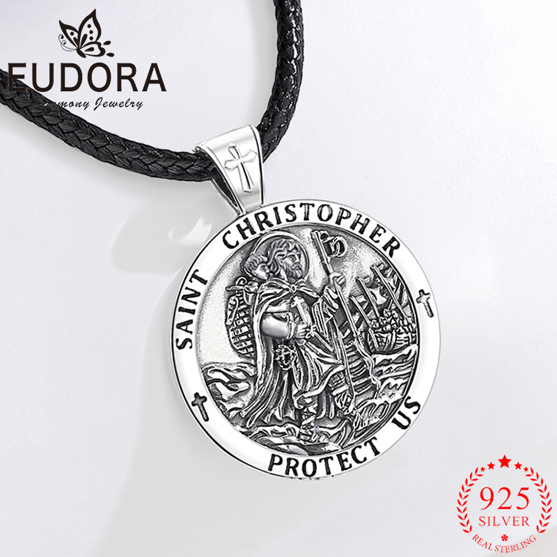 Eudora ใหม่ 925 เงินสเตอร์ลิง  - 925 Sterling Silver Chain Necklace Men บทวิจารณ์และราคา