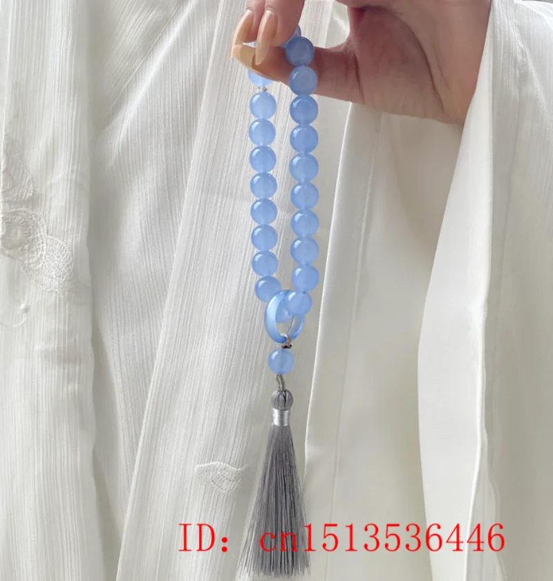 หินหยกสีเขียว 12 มม.ลูกปัดสร้อ - Bracelets บทวิจารณ์และราคา